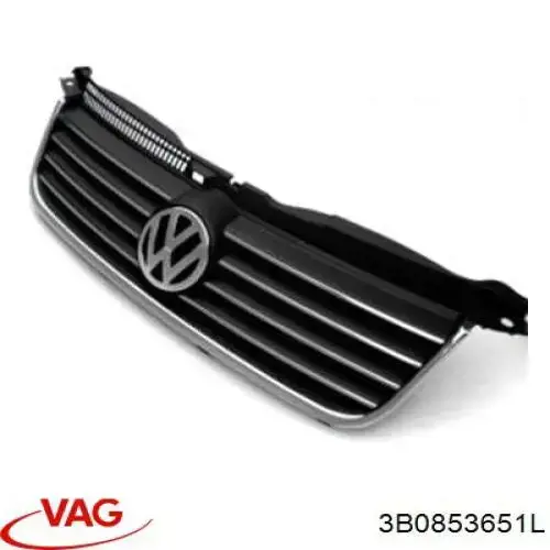 Compre 3B0853651L VAG Grelha do radiador