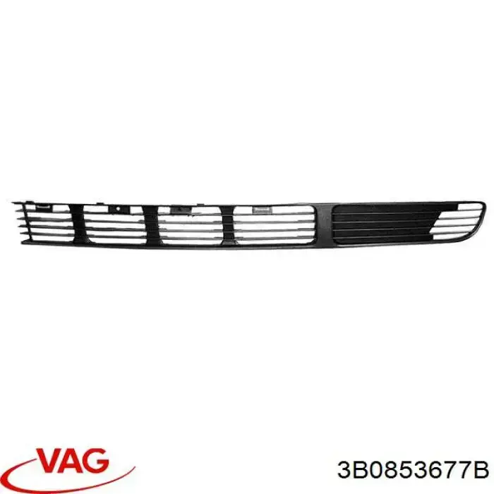 Grelha esquerda do pára-choque dianteiro VAG 3B0853677B preço, a partir de 19,58 USD