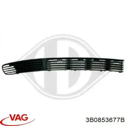 Compre 3B0853677B VAG Grelha esquerda do pára-choque dianteiro