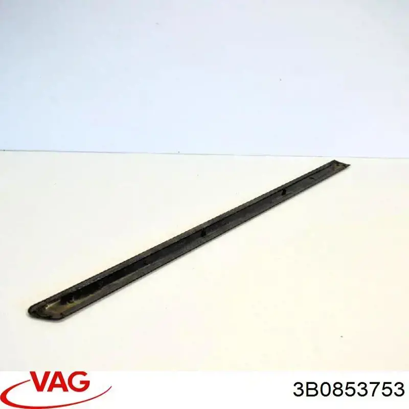 Moldura da porta traseira esquerda superior VAG 3B0853753 preço, a partir de 19,60 USD