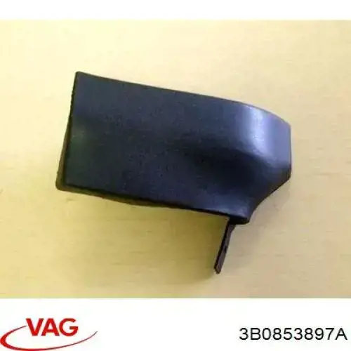 3B0853897A VAG Placa sobreposta (moldura) externa traseira esquerda de acesso