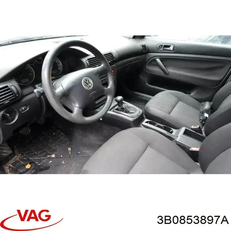 Compre 3B0853897A VAG Placa sobreposta (moldura) externa traseira esquerda de acesso