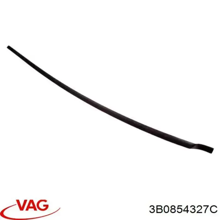 3B0854327C VAG Moldura esquerda de pára-brisas
