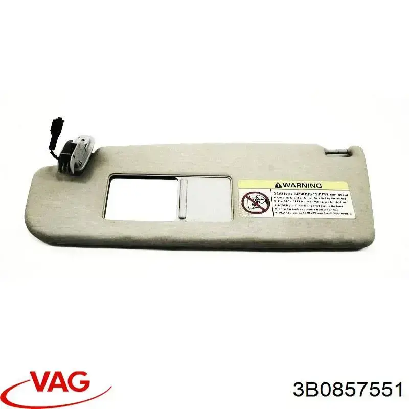 Pala contra o sol VAG 3B0857551 preço, a partir de 46,05 USD