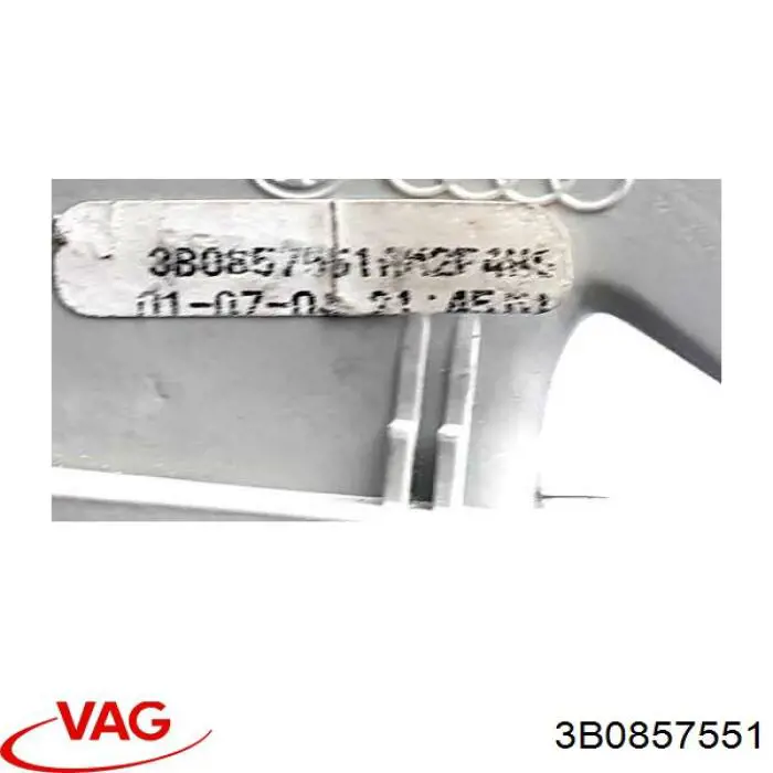 3B0857551 VAG Pala contra o sol