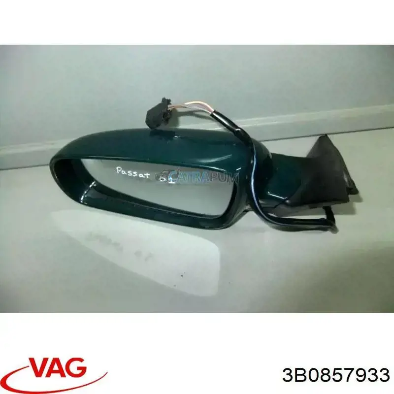 3B0857933 VAG Compactador de espelho para a porta esquerda