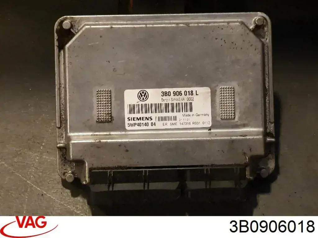 3B0906018 VAG Módulo de direção (Centralina eletrônica) de motor
