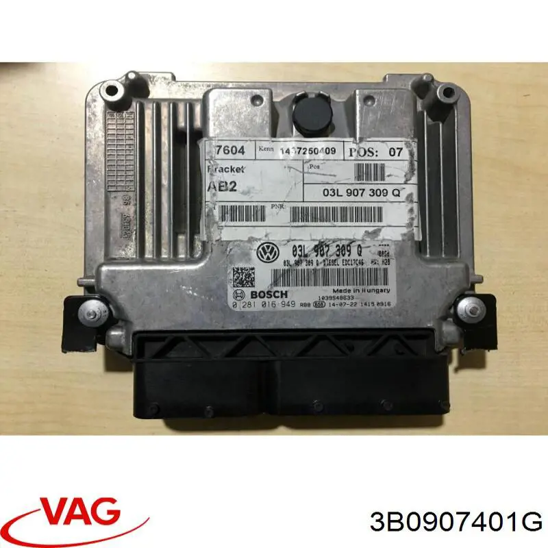 Módulo de direção (Centralina eletrônica) de motor VAG 3B0907401G preço, a partir de  USD