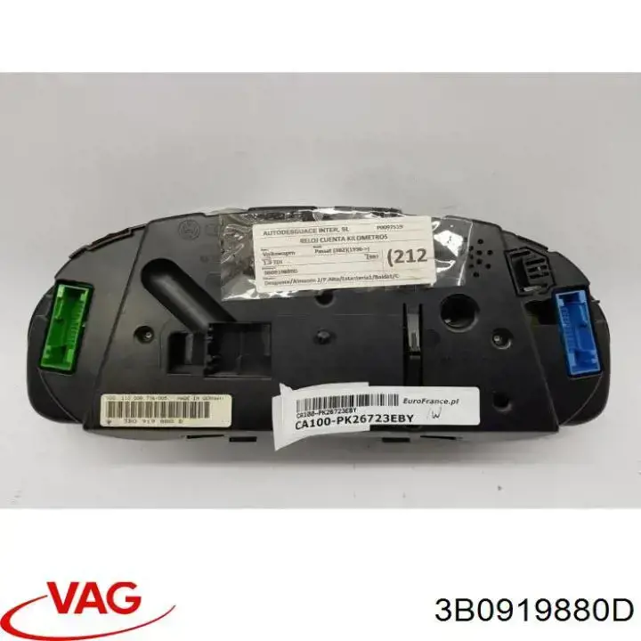 Compre 3B0919880D VAG Painel de instrumentos (quadro de instrumentos)