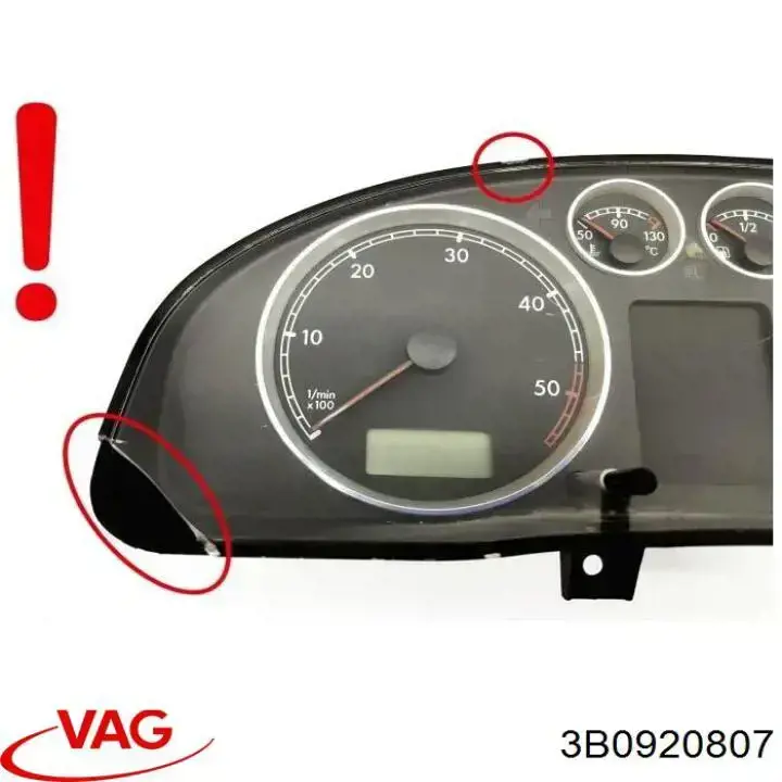 Painel de instrumentos (quadro de instrumentos) VAG 3B0920807 preço, a partir de 76,75 USD