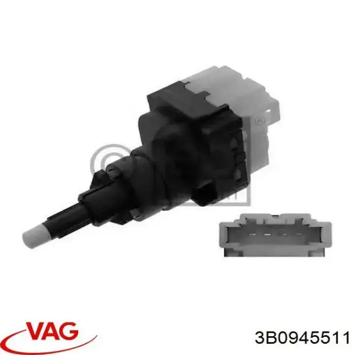 3B0945511 VAG Sensor de ativação do sinal de parada