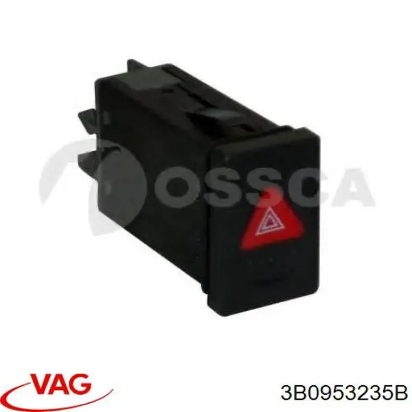 3B0953235B VAG Botão de ativação do sinal de emergência