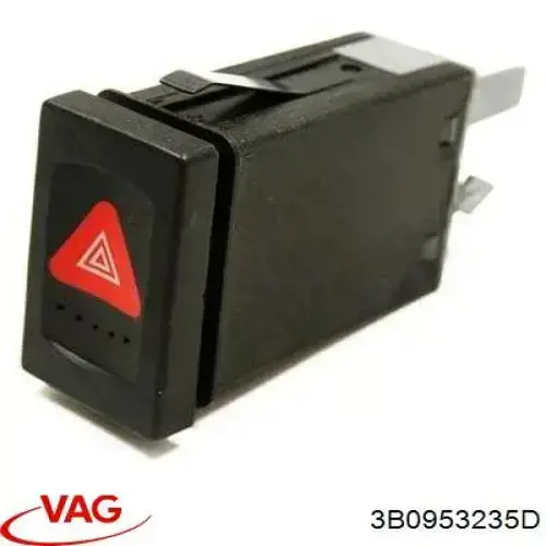Compre 3B0953235D VAG Botão de ativação do sinal de emergência
