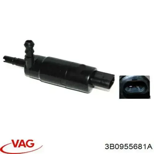 Compre 3B0955681A VAG Bomba do motor de fluido para lavador das luzes