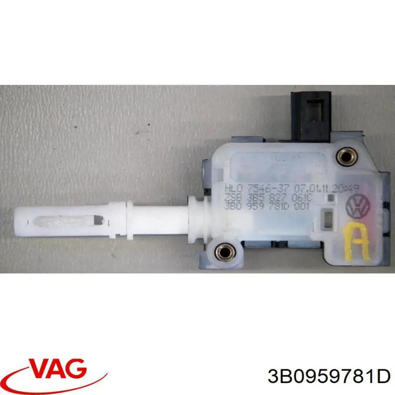 3B0959781D VAG Motor acionador de abertura/fechamento de porta-malas (de 3ª/5ª porta traseira)