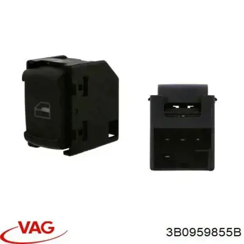 Compre 3B0959855B VAG Botão traseiro de ativação de motor de acionamento de vidro
