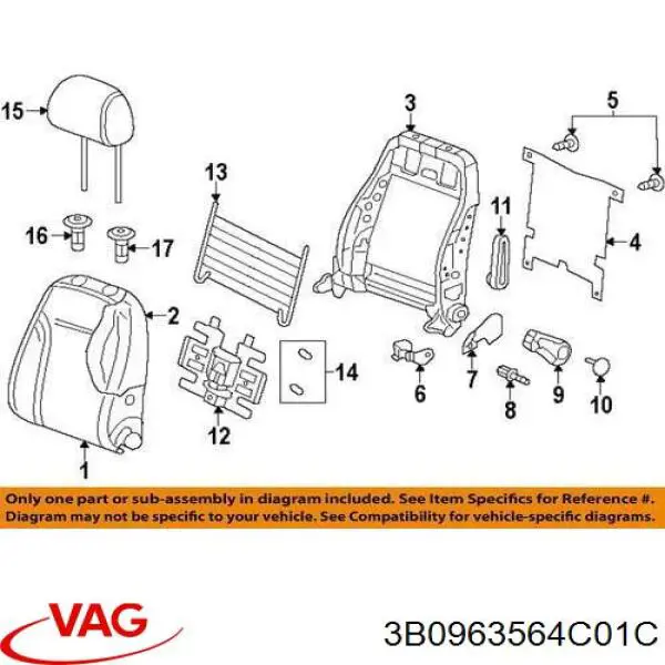  VAG 3B0963564C01C preço, a partir de 36,15 USD