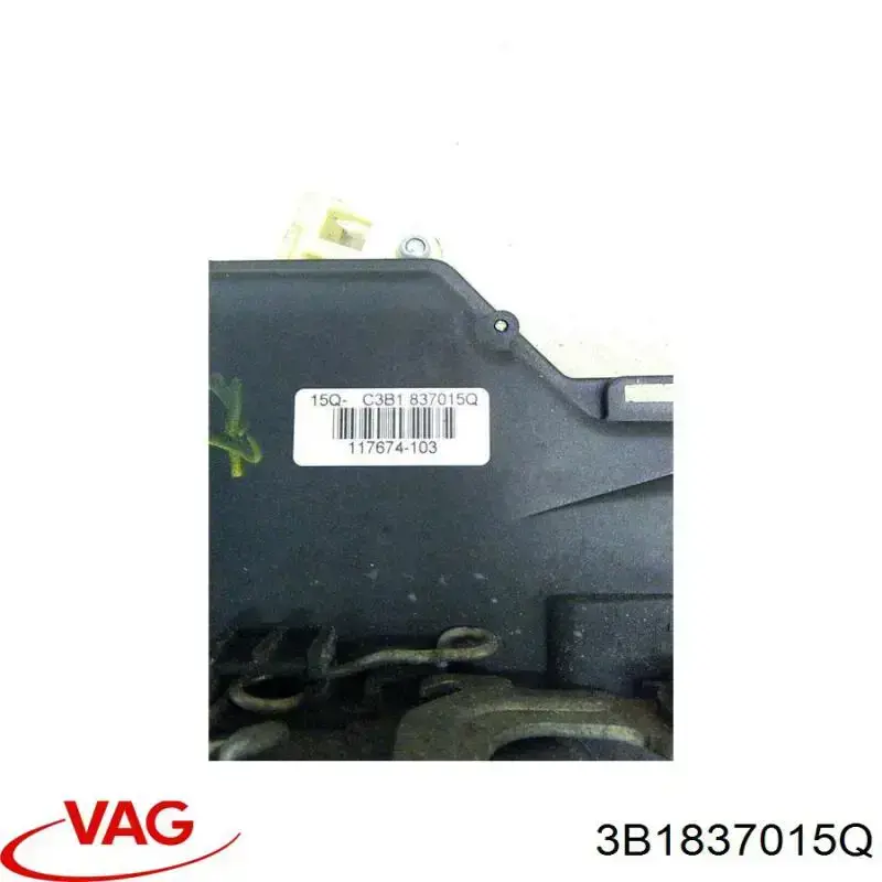 Fecho da porta dianteira esquerda VAG 3B1837015Q preço, a partir de 55,59 USD