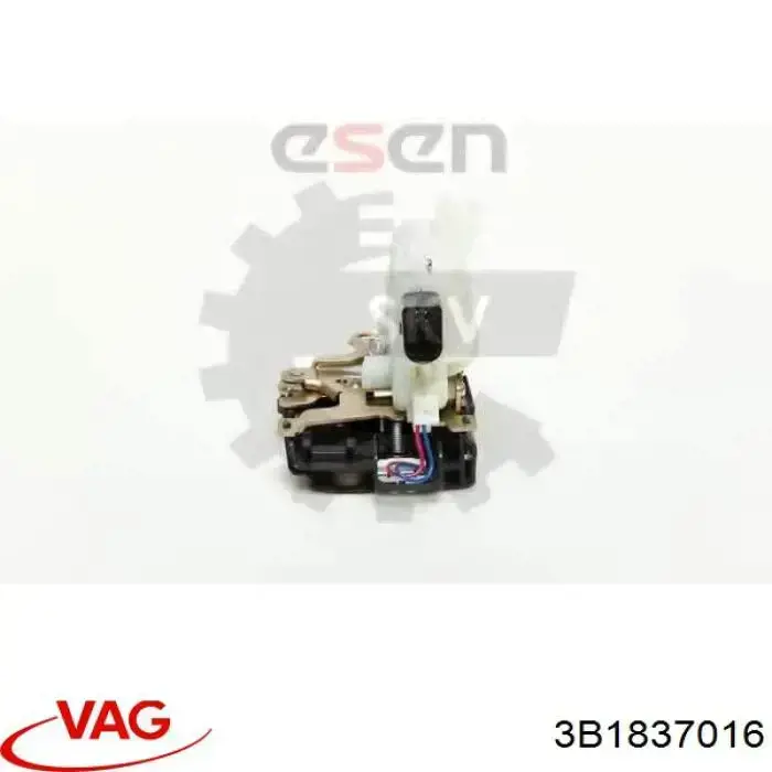 Compre 3B1837016 VAG Fecho da porta dianteira direita