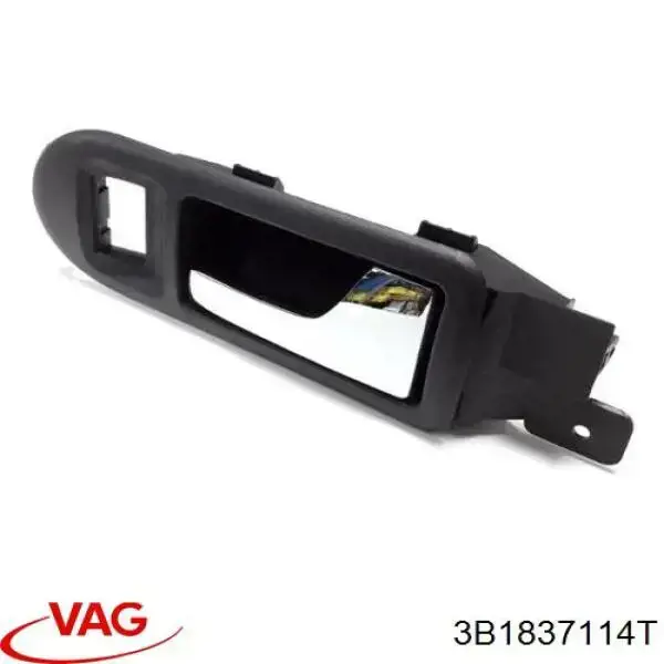 Maçaneta interna direita da porta dianteira VAG 3B1837114T preço, a partir de 23,84 USD