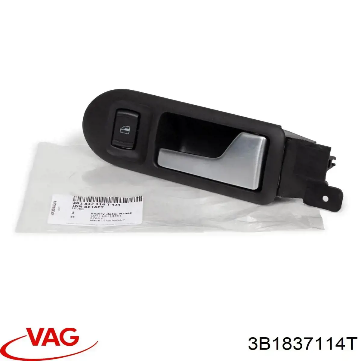 3B1837114T VAG Maçaneta interna direita da porta dianteira