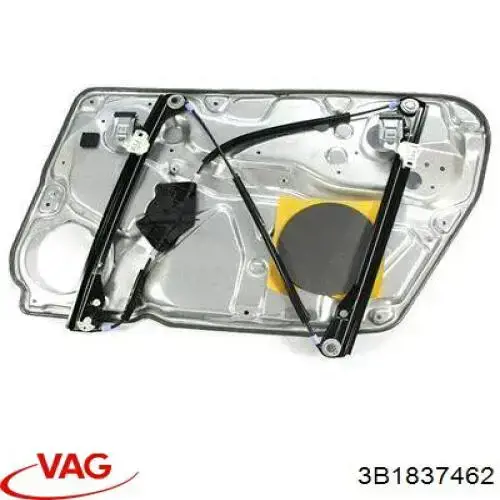 Compre 3B1837462 VAG Mecanismo de acionamento de vidro da porta dianteira direita