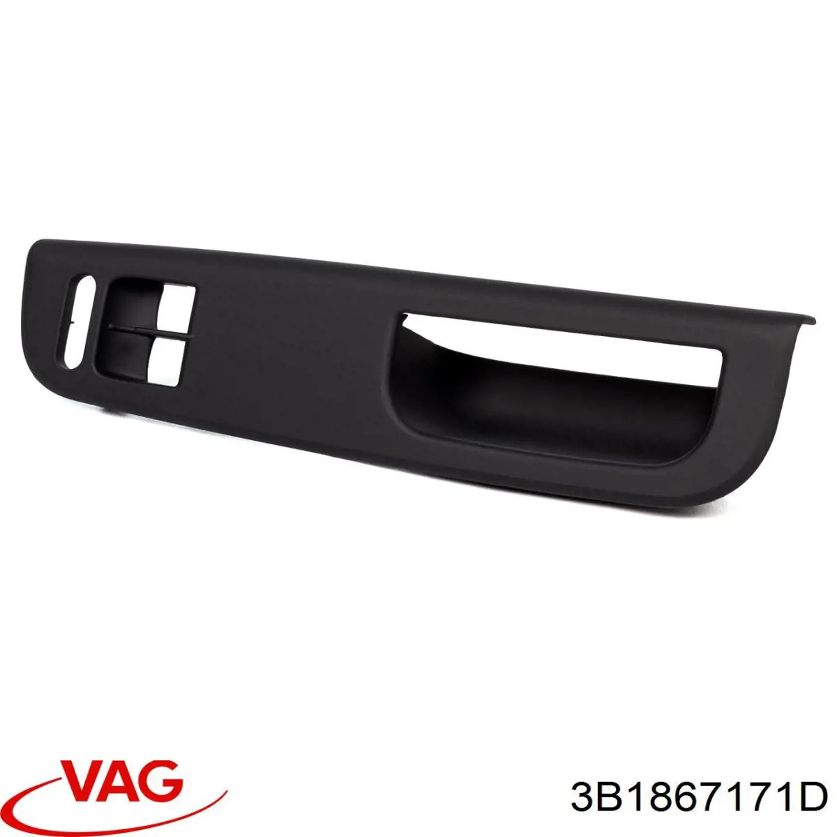 3B1867171D VAG Cobrimento de maçaneta interna da porta dianteira esquerda