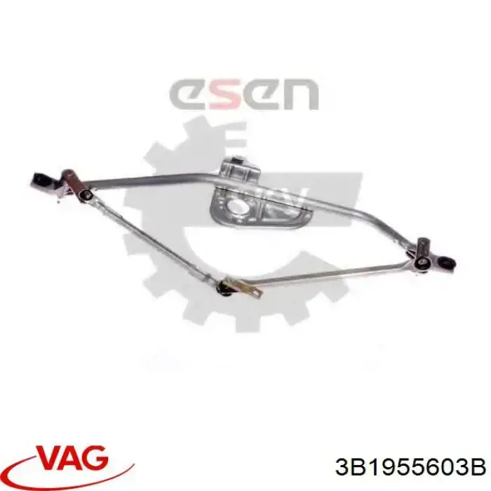 Compre 3B1955603B VAG Trapézio de limpador pára-brisas