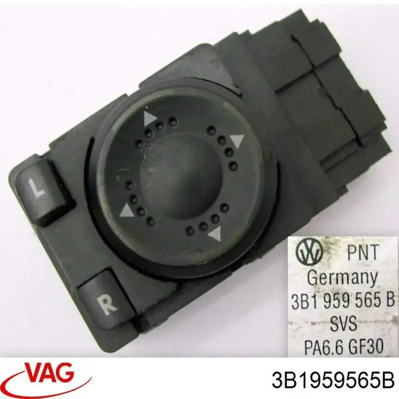 3B1959565B VAG Unidade de controlo dos espelhos de retrovisão, na porta
