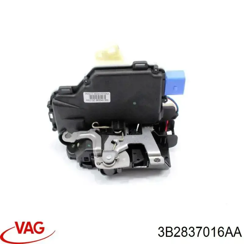 3B2837016AA VAG Fecho da porta dianteira direita