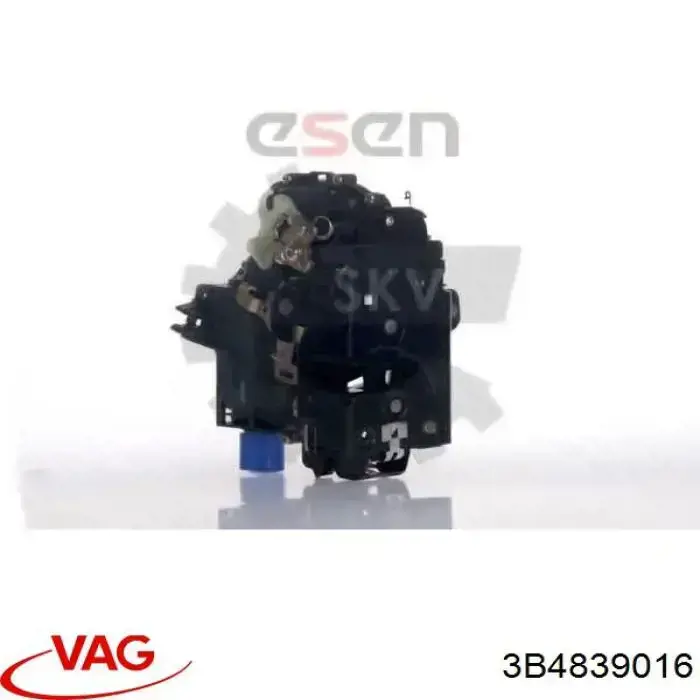 3B4839016 VAG Fecho da porta traseira direita