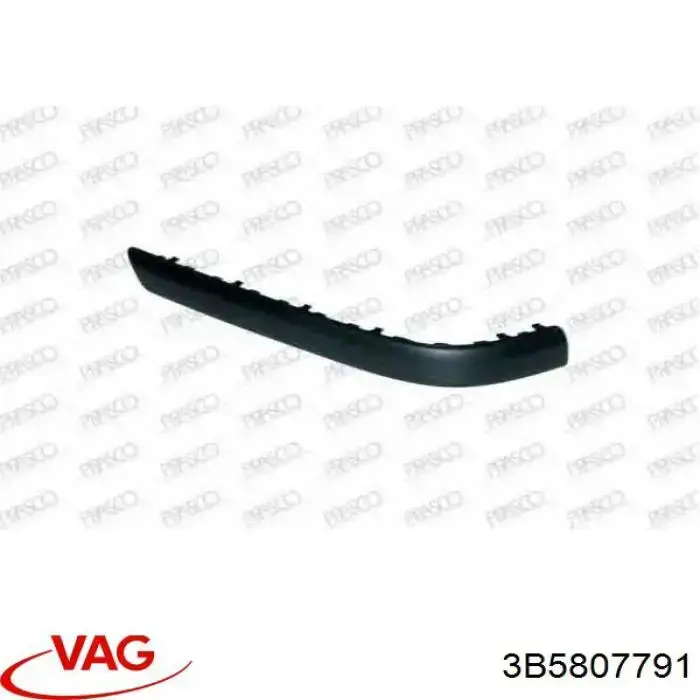 Moldura esquerda do pára-choque traseiro VAG 3B5807791 preço, a partir de 52,11 USD