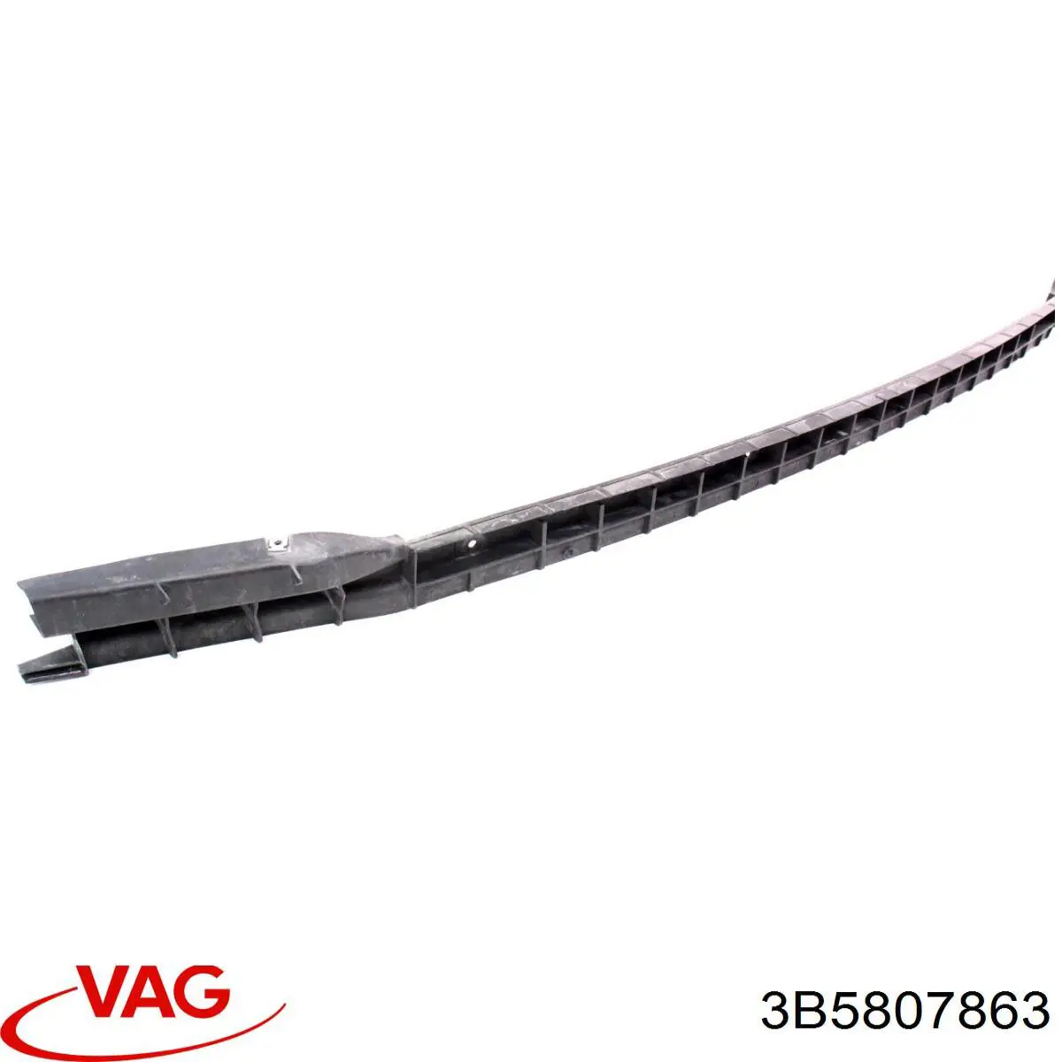 Compre 3B5807863 VAG Consola esquerda do pára-choque traseiro