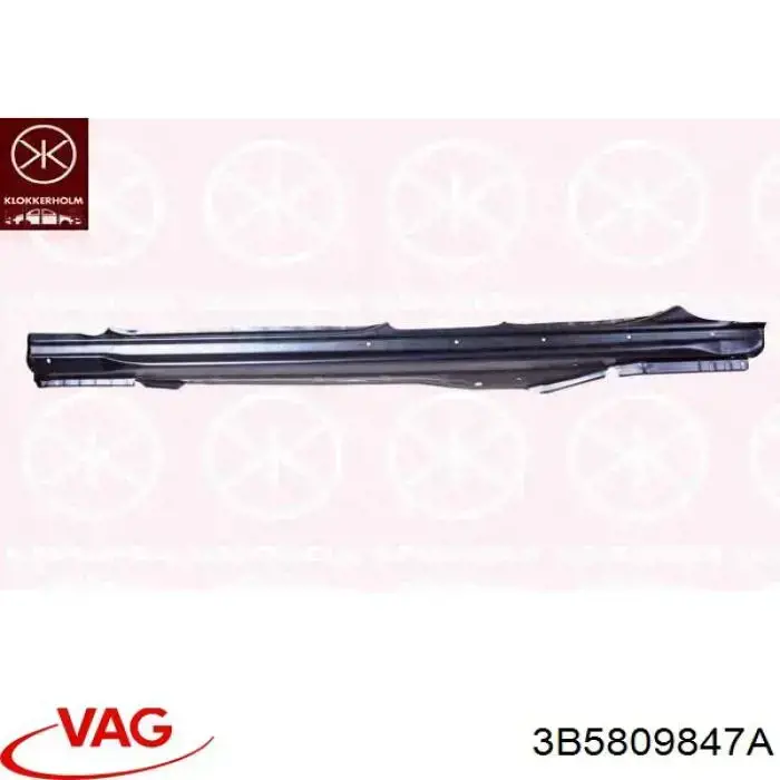 Compre 3B5809847A VAG Acesso externo esquerdo