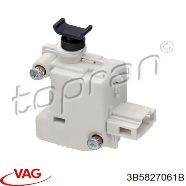 Motor acionador de abertura/fechamento de porta-malas (de 3ª/5ª porta traseira) VAG 3B5827061B