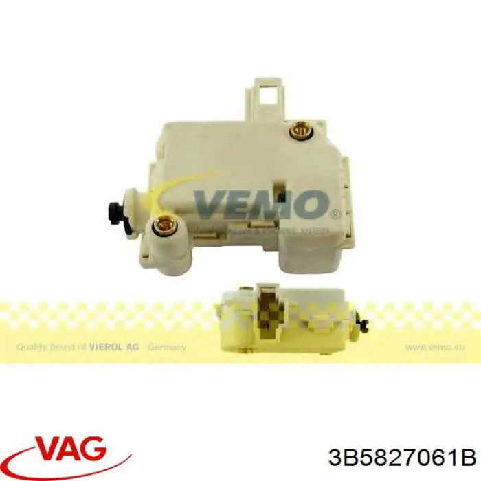 Motor acionador de abertura/fechamento de porta-malas (de 3ª/5ª porta traseira) 3B5827061B VAG