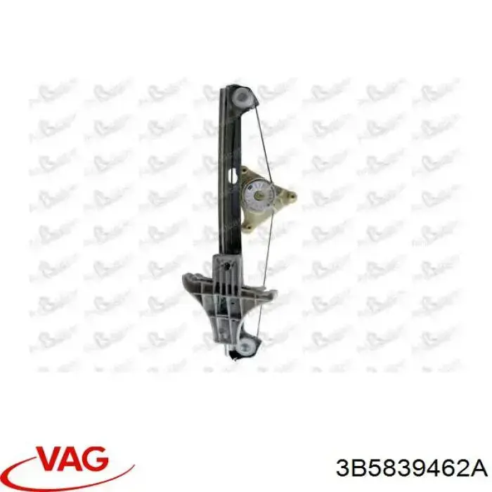 Compre 3B5839462A VAG Mecanismo de acionamento de vidro da porta traseira direita