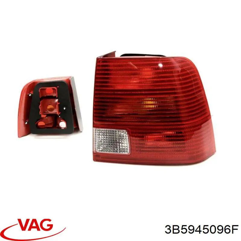 3B5945096F VAG Lanterna traseira direita