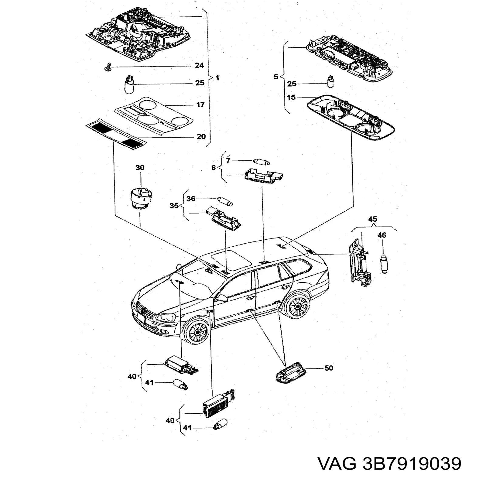  VAG 3B7919039 preço, a partir de 10,69 USD