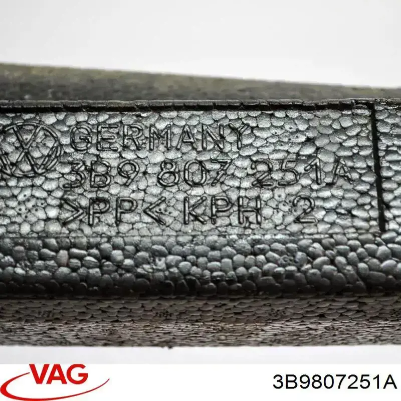 3B9807251A VAG Absorvedor (enchido) do pára-choque traseiro