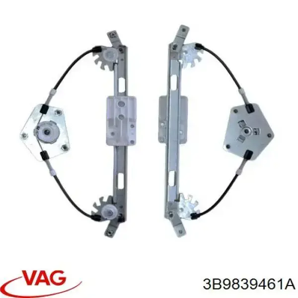 Mecanismo de acionamento de vidro da porta traseira esquerda VAG 3B9839461A preço, a partir de 45,71 USD