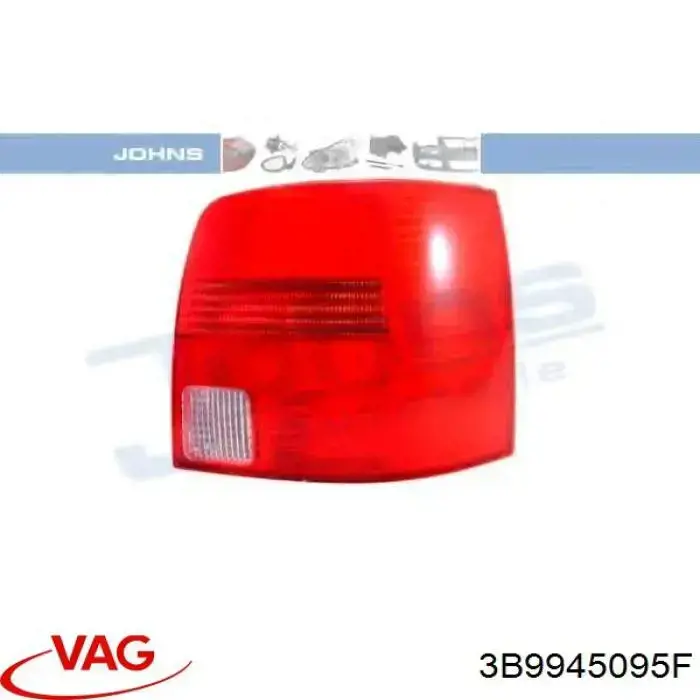 3B9945095F VAG Lanterna traseira esquerda