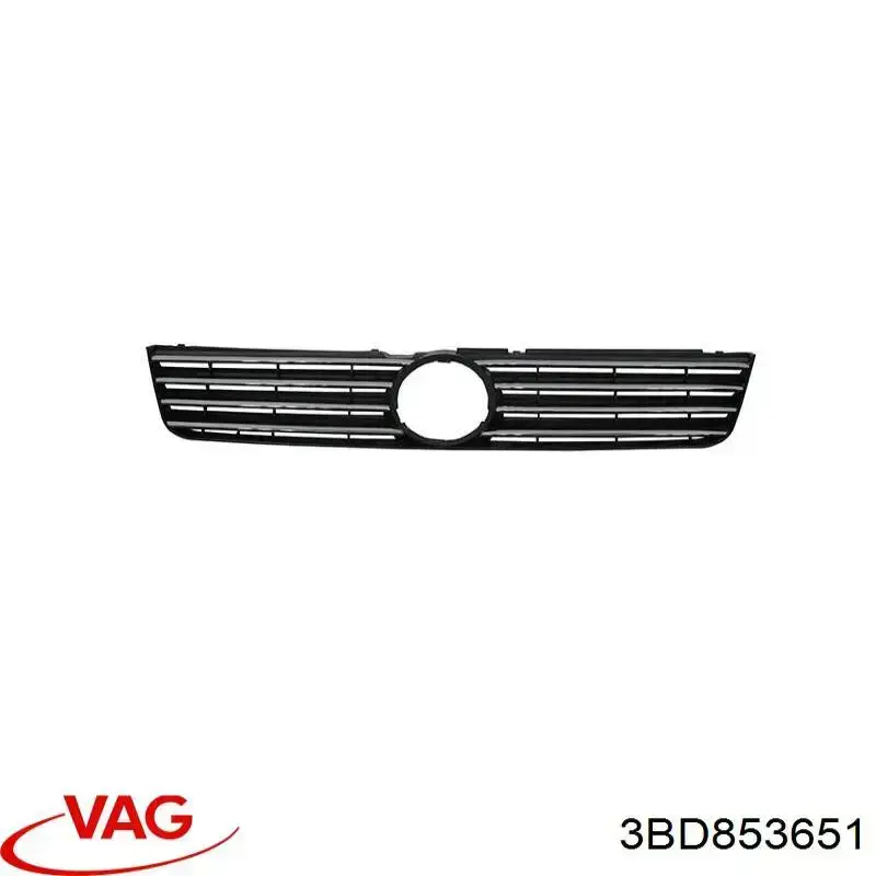 3BD853651 VAG Grelha do radiador