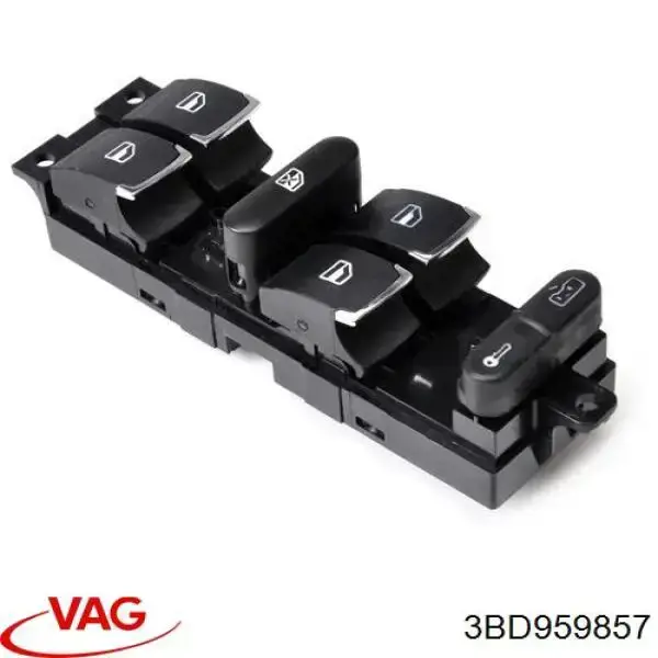 Unidade de botões dianteira esquerda de controlo de elevador de vidro VAG 3BD959857 preço, a partir de 27,36 USD