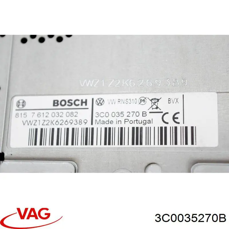 Aparelhagem de som (rádio AM/FM) VAG 3C0035270B preço, a partir de 140,66 USD