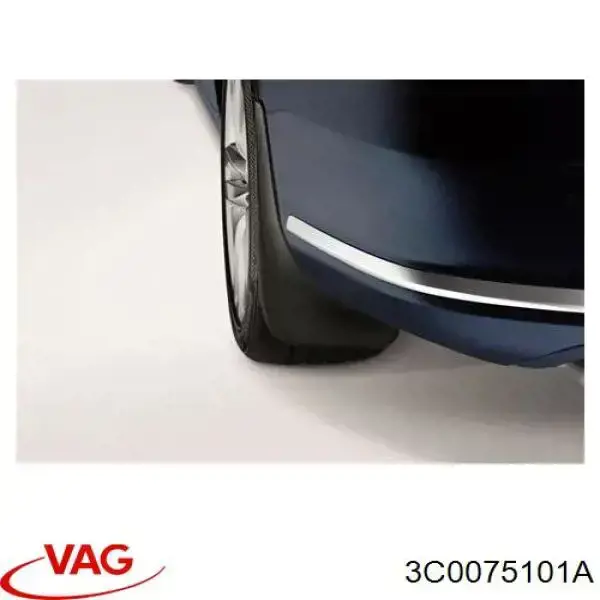 Compre 3C0075101A VAG Protetores de lama traseiros, kit