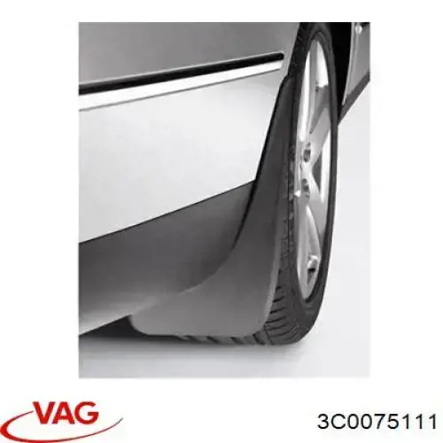 Compre 3C0075111 VAG Protetores de lama dianteiros, kit