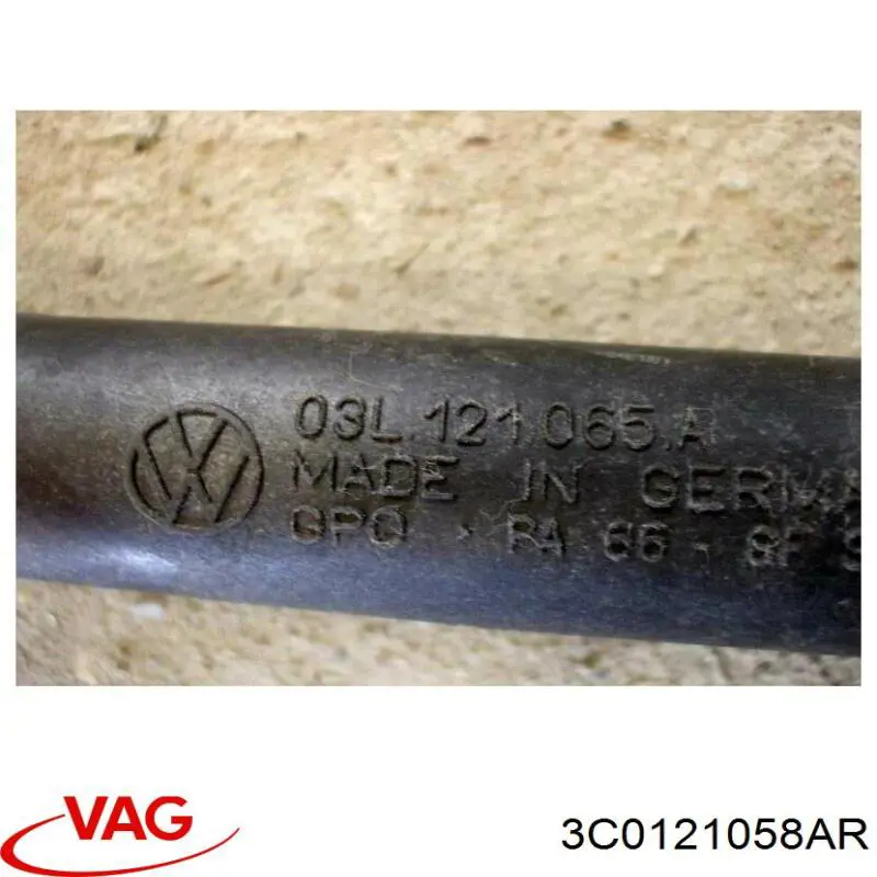 Compre 3C0121058AR VAG Mangueira (cano derivado) do sistema de esfriamento