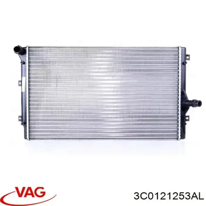 3C0121253AL VAG Radiador de esfriamento de motor