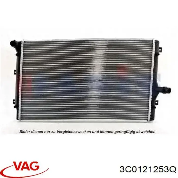 Radiador de esfriamento de motor VAG 3C0121253Q preço, a partir de 92,29 USD